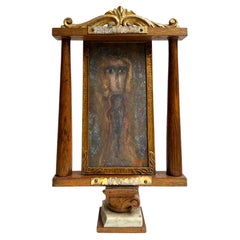 Fountain of Lies, Objet d'Art with Painting and Found Objects