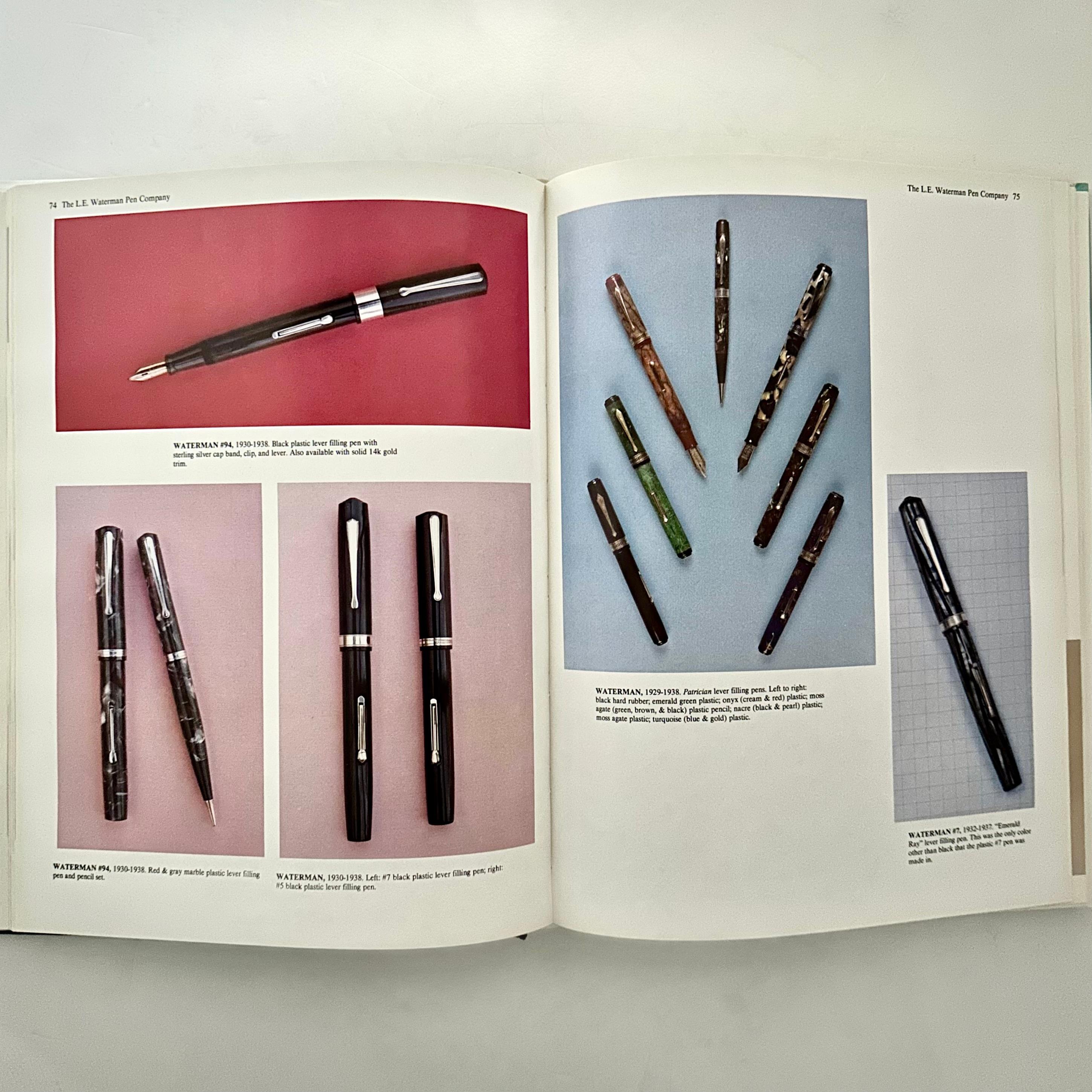 Paper Fountain Pens and Pencils: The Golden Age of Writing Instruments - 1990 For Sale