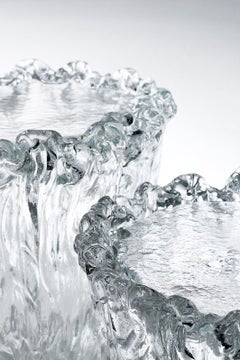 FOUNTAIN Small Low Side Table, by Tokujin Yoshioka from Glas Italia IN STOCK