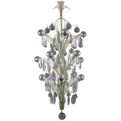 Lustre Fontaine par Vereinigte Werkstätten Munich, Allemagne, vers 1950