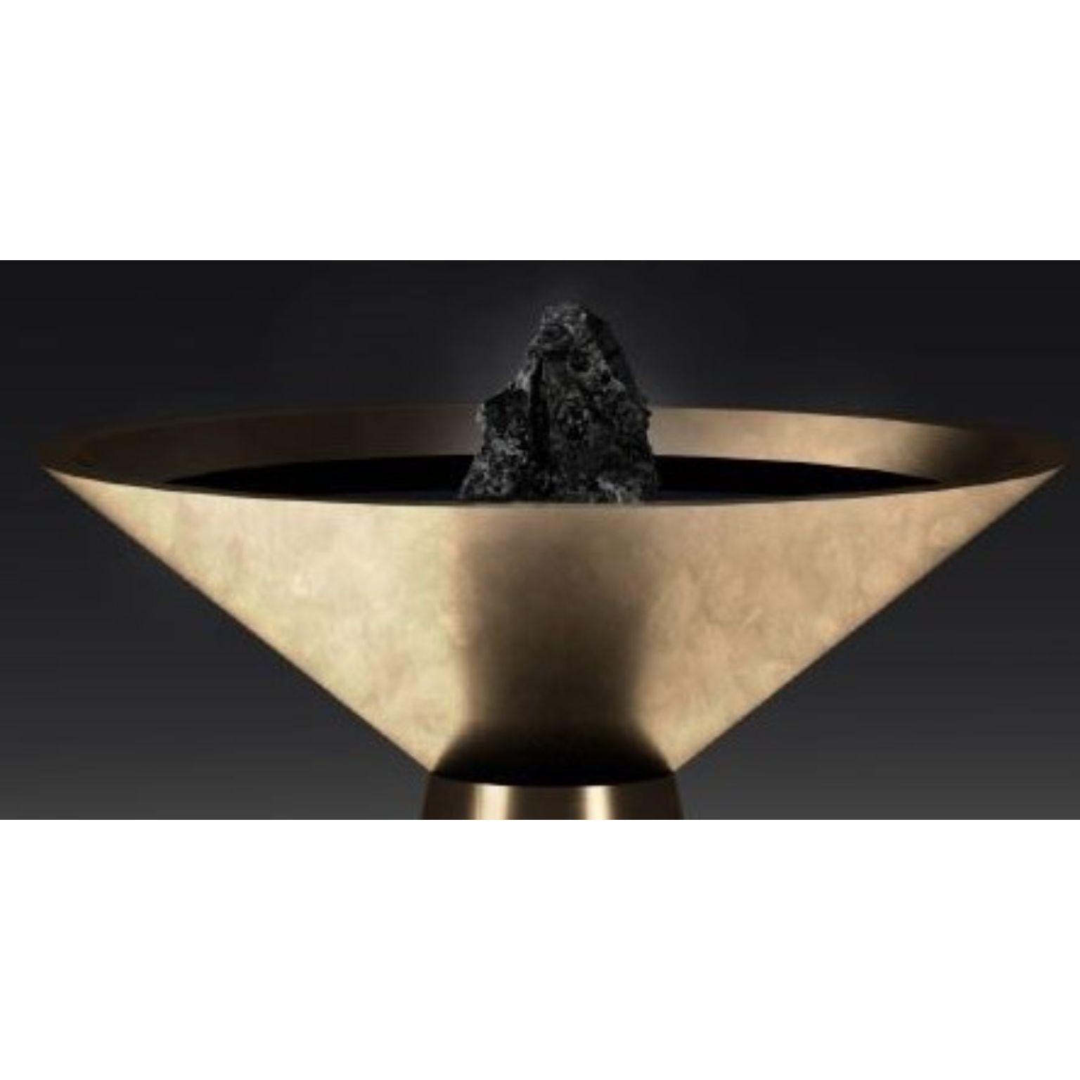 Post-Modern Fountain with Noir Belge by Pierre De Valck For Sale