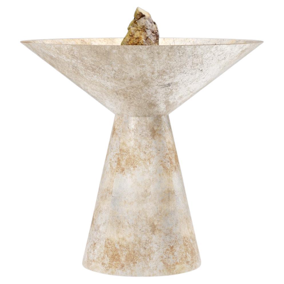 Fountain with Stone, Pertrified Wood by Pierre De Valck For Sale