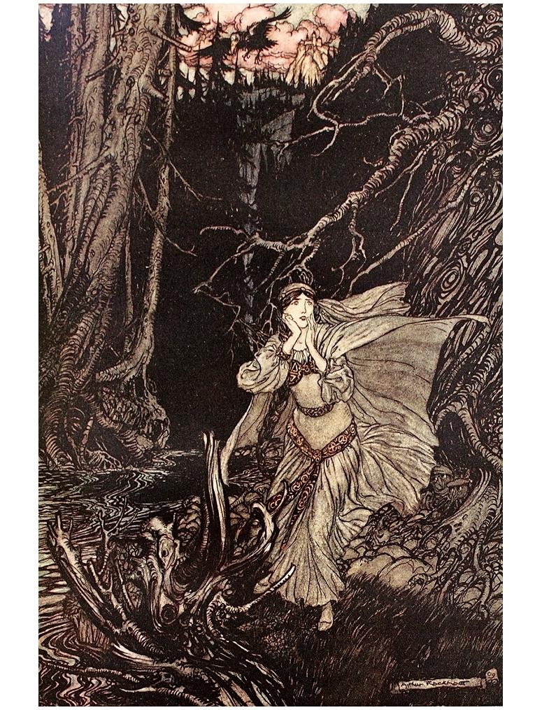Fouque, De La Motte : « Ratham, Arthur », Undine, édition limitée signée, 1909 en vente 1