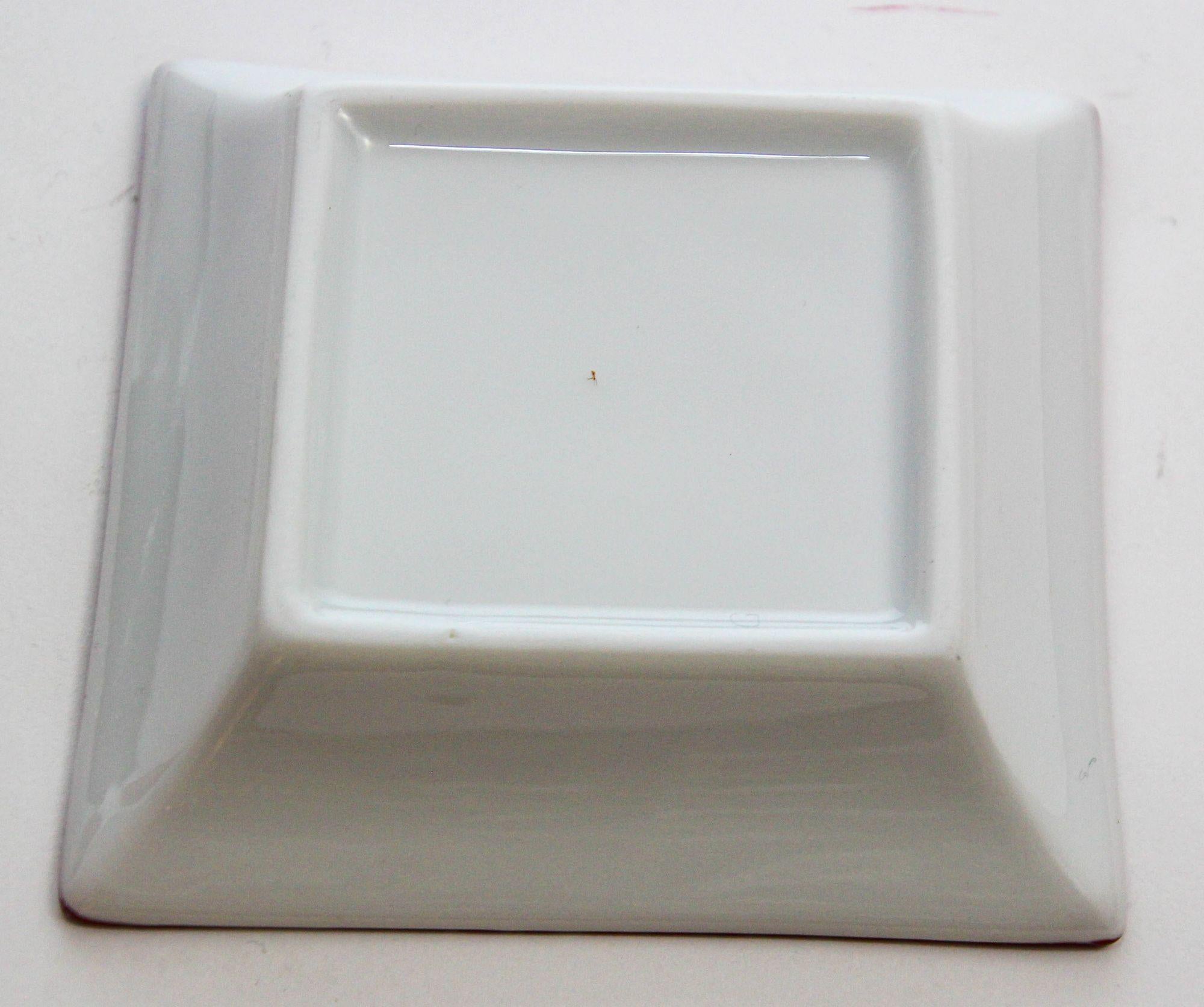 Fouquet's Barriere Paris Porcelain Ashtray Dish Catchall France 1980s 2