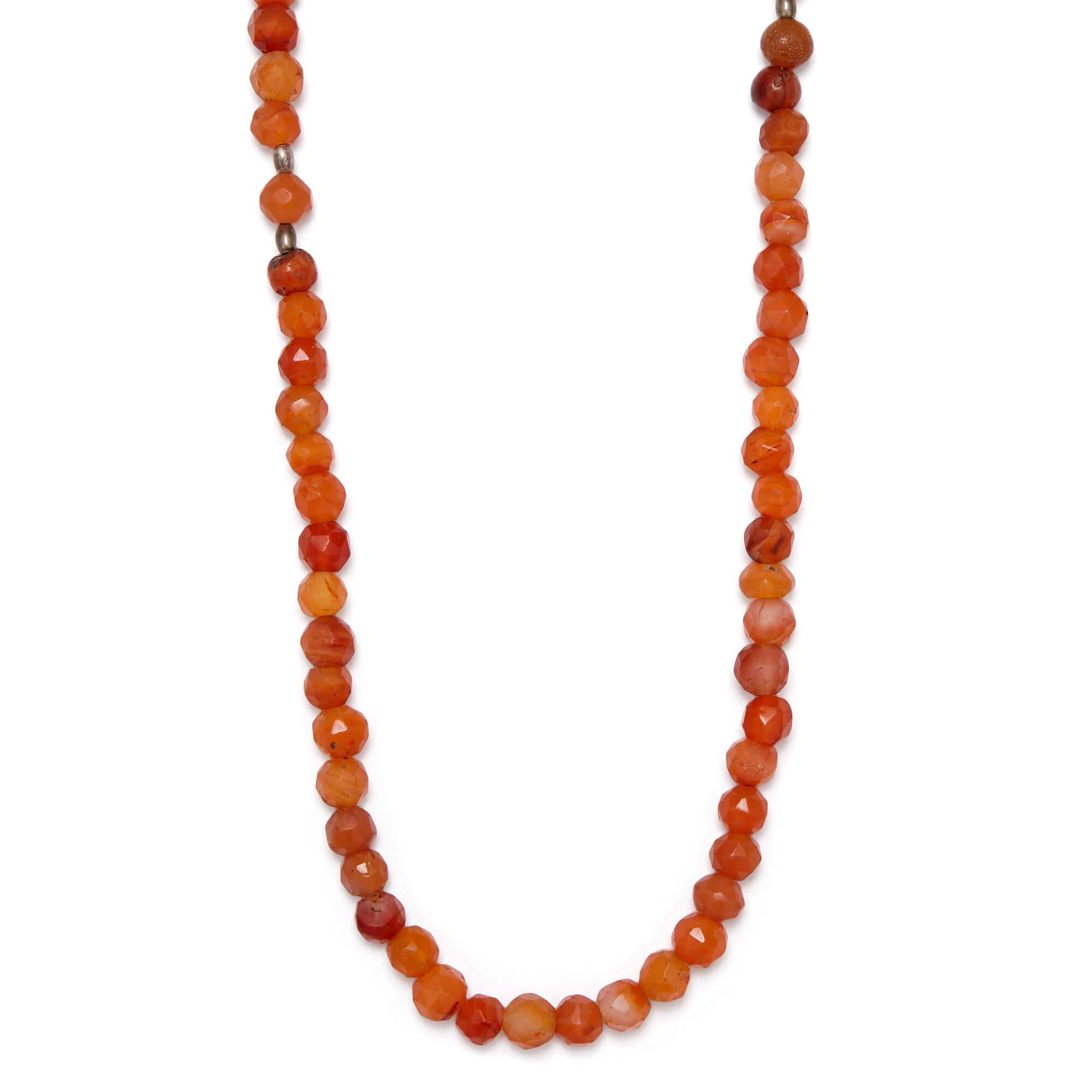 Four 12th Century Islamic Semi-Precious Stone Bead Chains For Sale 2