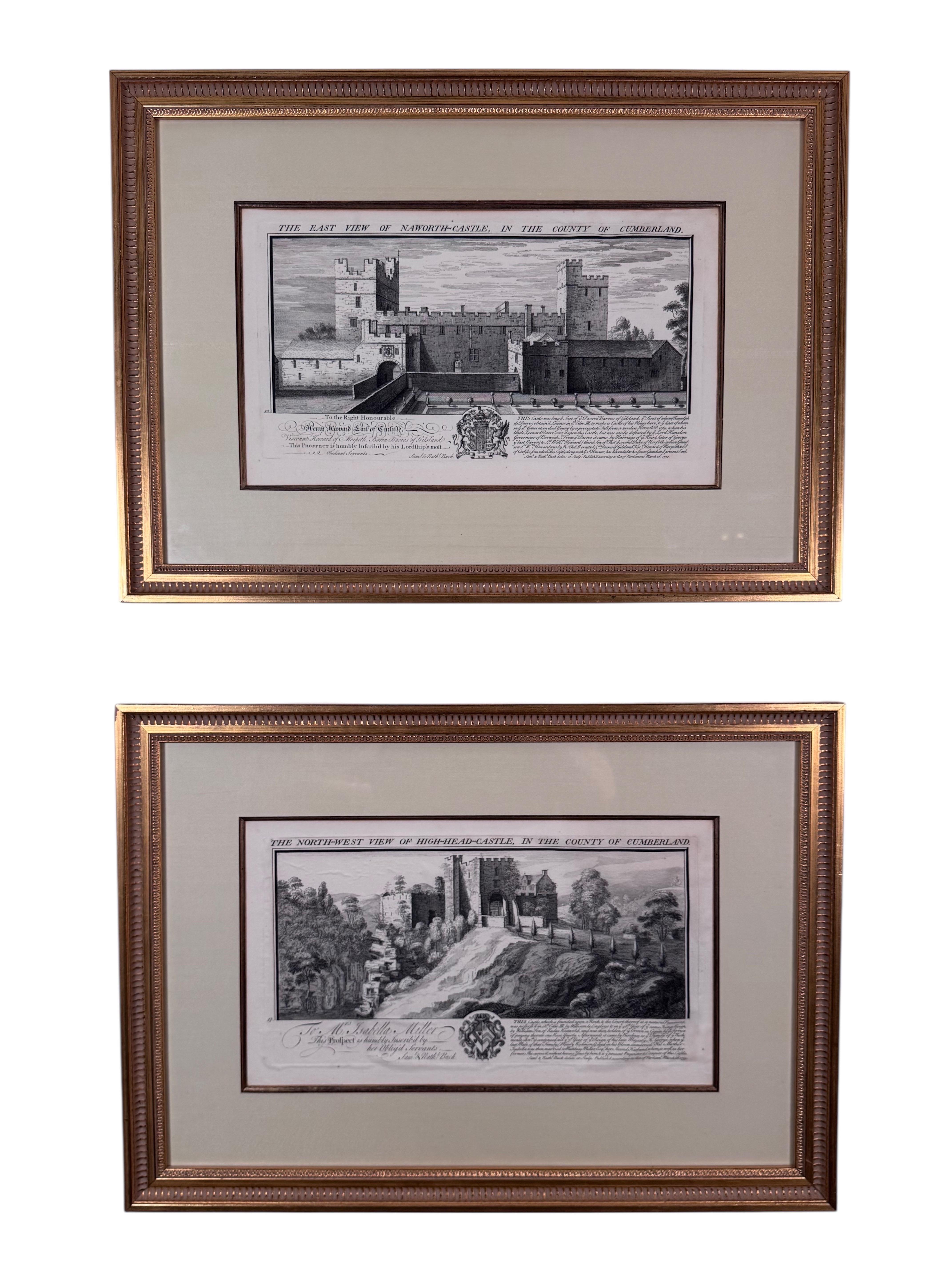 George II Four 18th Century Buck Bros. Etchings For Sale