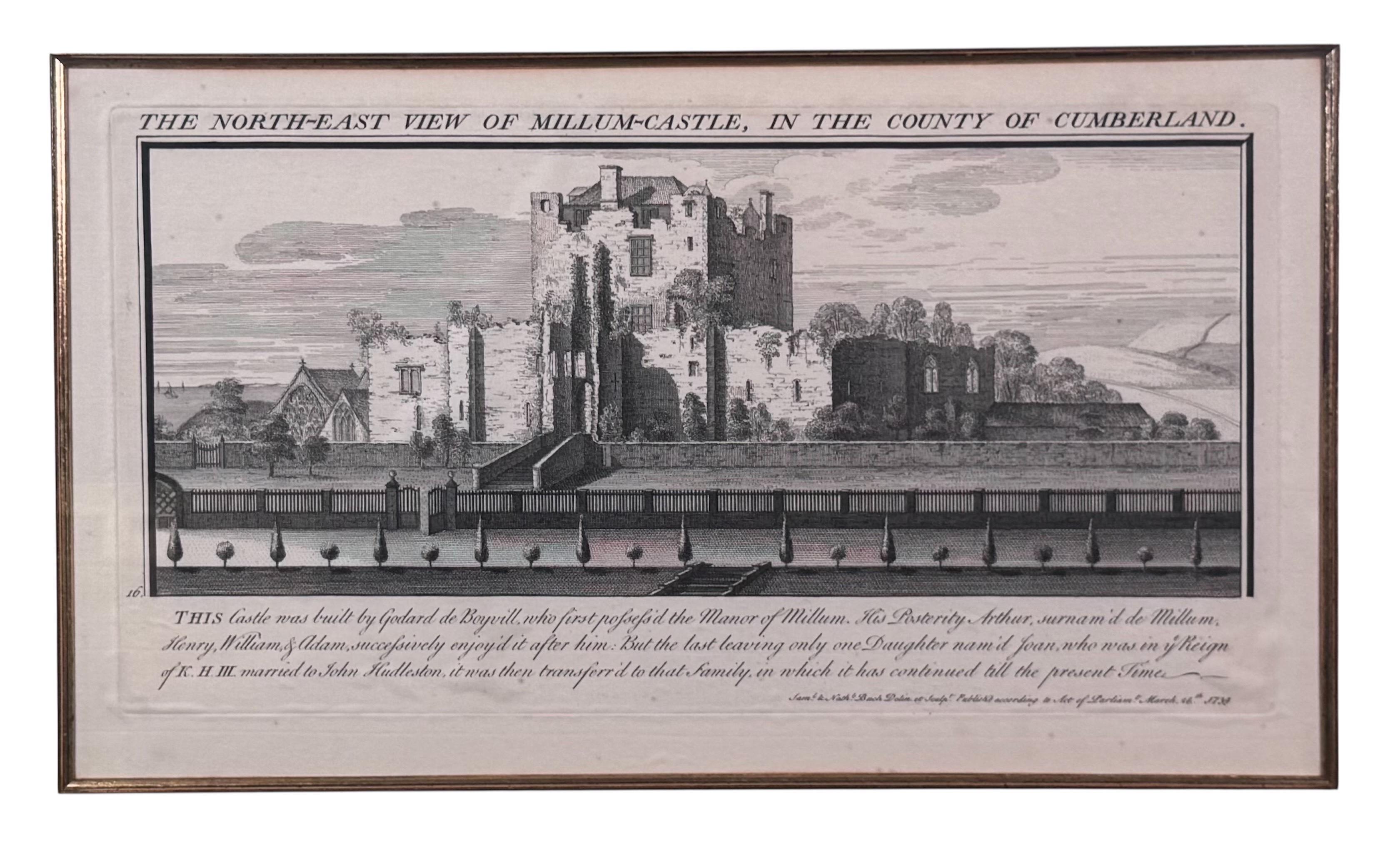 Four 18th Century Buck Bros. Etchings For Sale 1