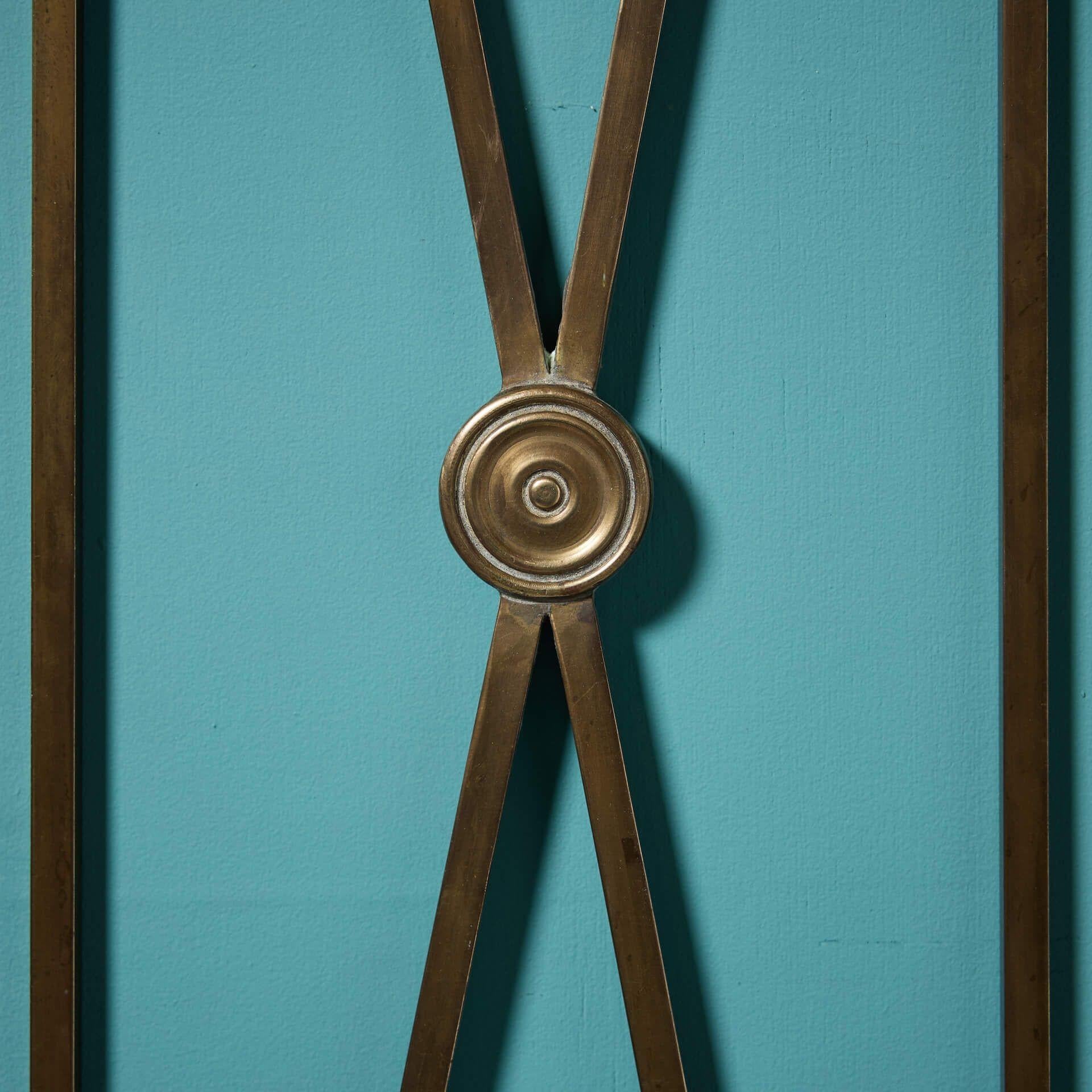 Four 1920s Bronze Art Deco Wall Panels In Fair Condition For Sale In Wormelow, Herefordshire