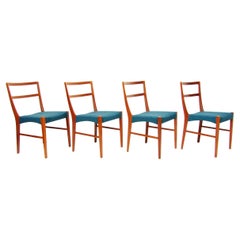 Vintage Four 1960s Danish Dining Chairs by Johannes Andersen for Bernhard Pedersen