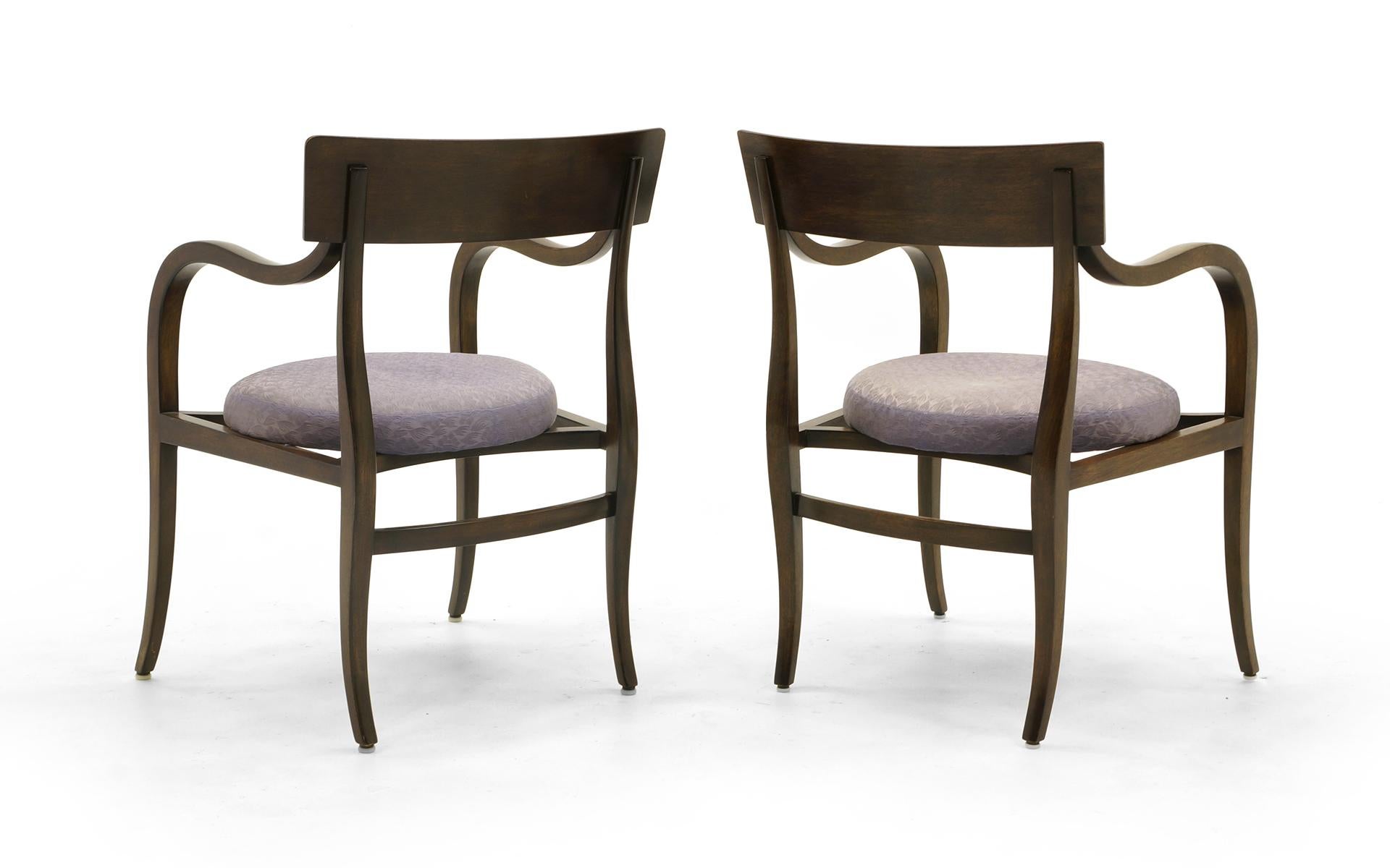 Quatre chaises Alexandria d'Edward Wormley pour Dunbar, l'élégante modernité à son apogée Bon état - En vente à Kansas City, MO