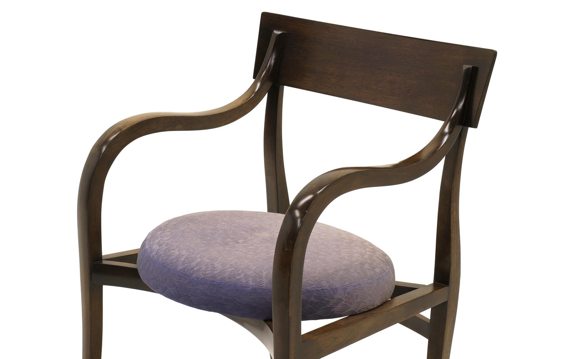 Milieu du XXe siècle Quatre chaises Alexandria d'Edward Wormley pour Dunbar, l'élégante modernité à son apogée en vente