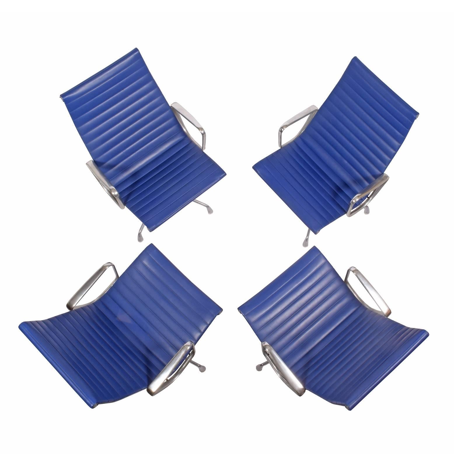Modern Only two Aluminium Group Chairs by Charles Eames for Herman Miller