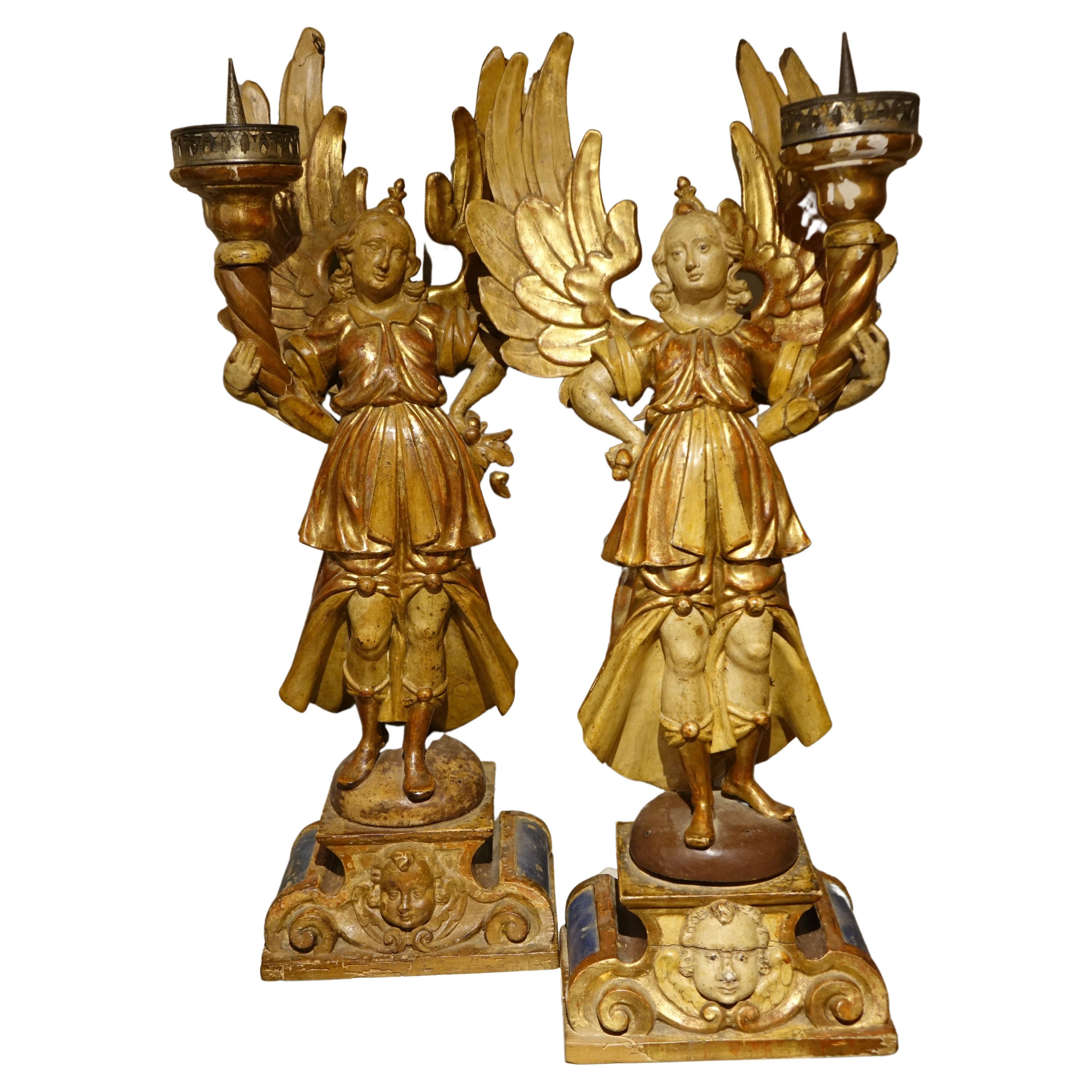 Four angels, Provence or Italy, 17th c. For Sale