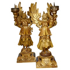 Antique Four angels, Provence or Italy, 17th c.