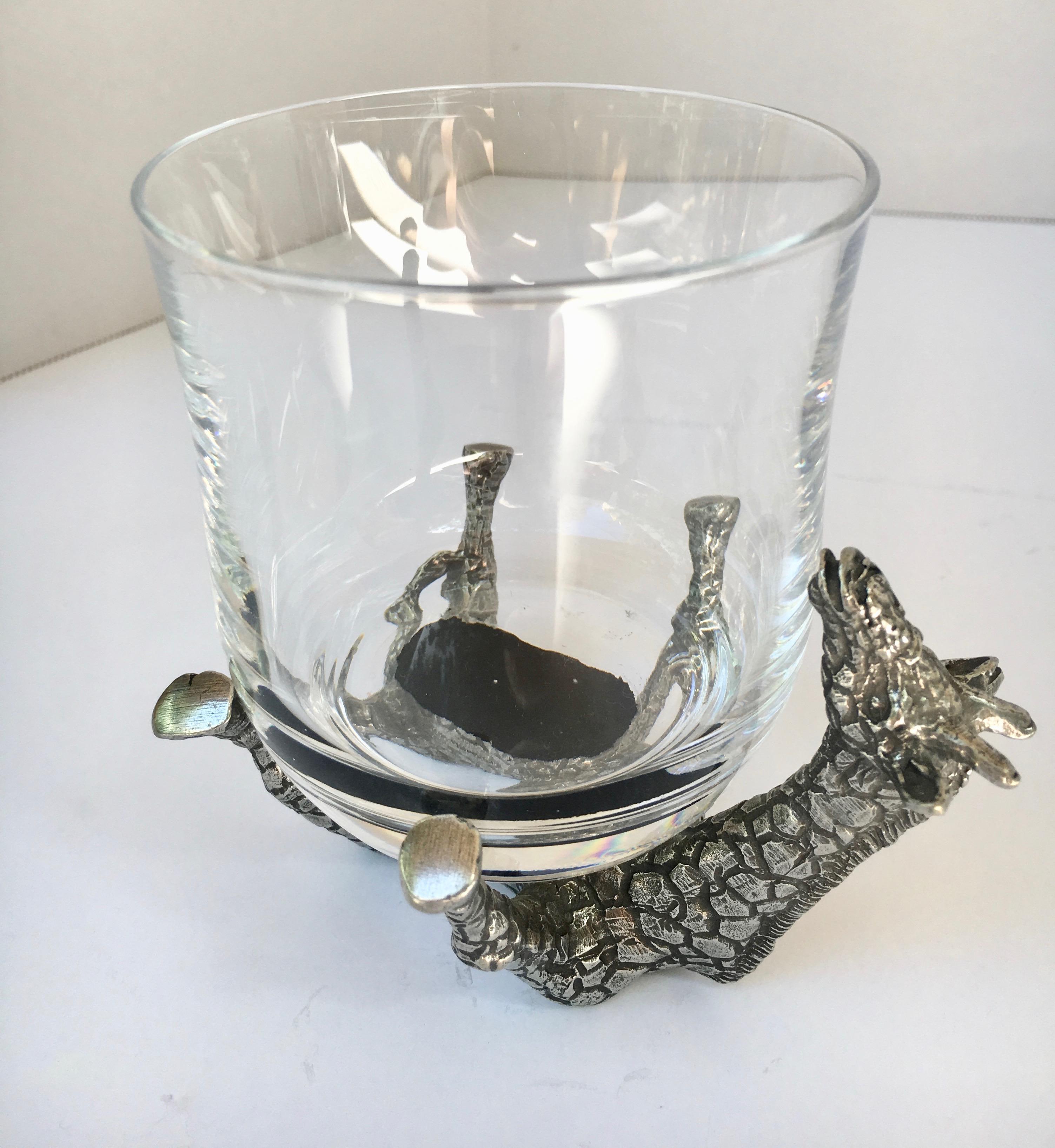 Four Animal Cocktail Glasses and Elephant Decanter 3