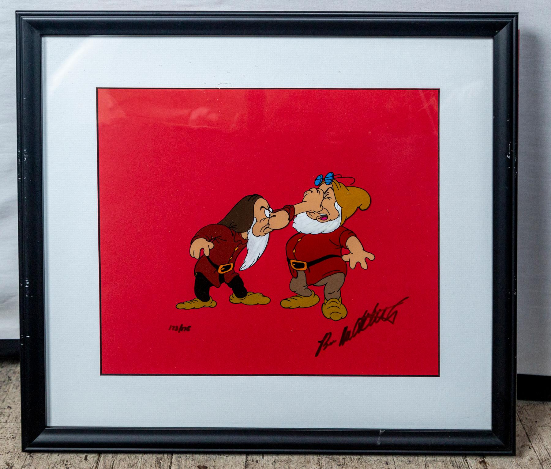 Hand-Crafted Four Animation Art Cels 'Sold Separately' For Sale