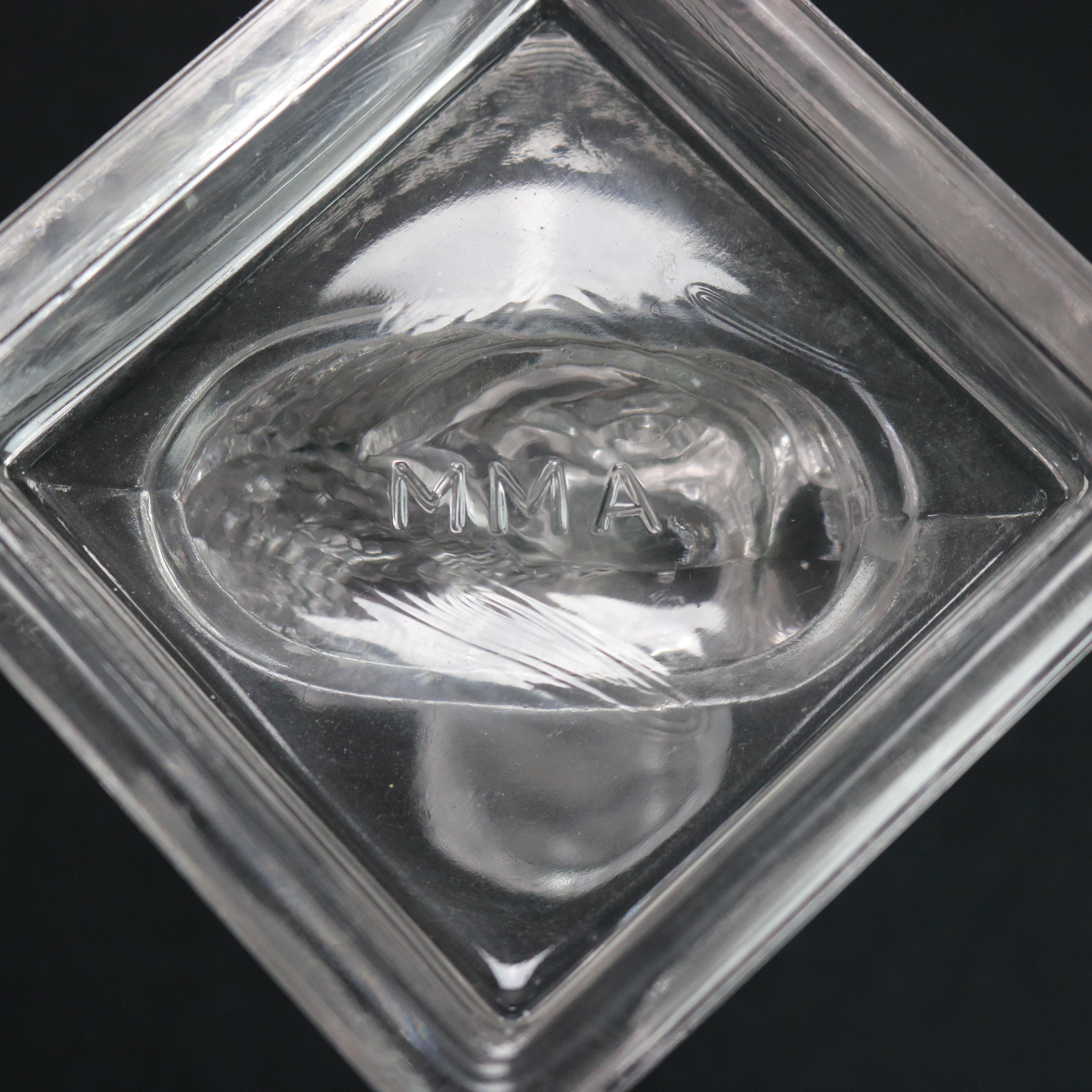 Four Antique Figural Dolphin Fish Sandwich Glass Candlesticks C1930 1