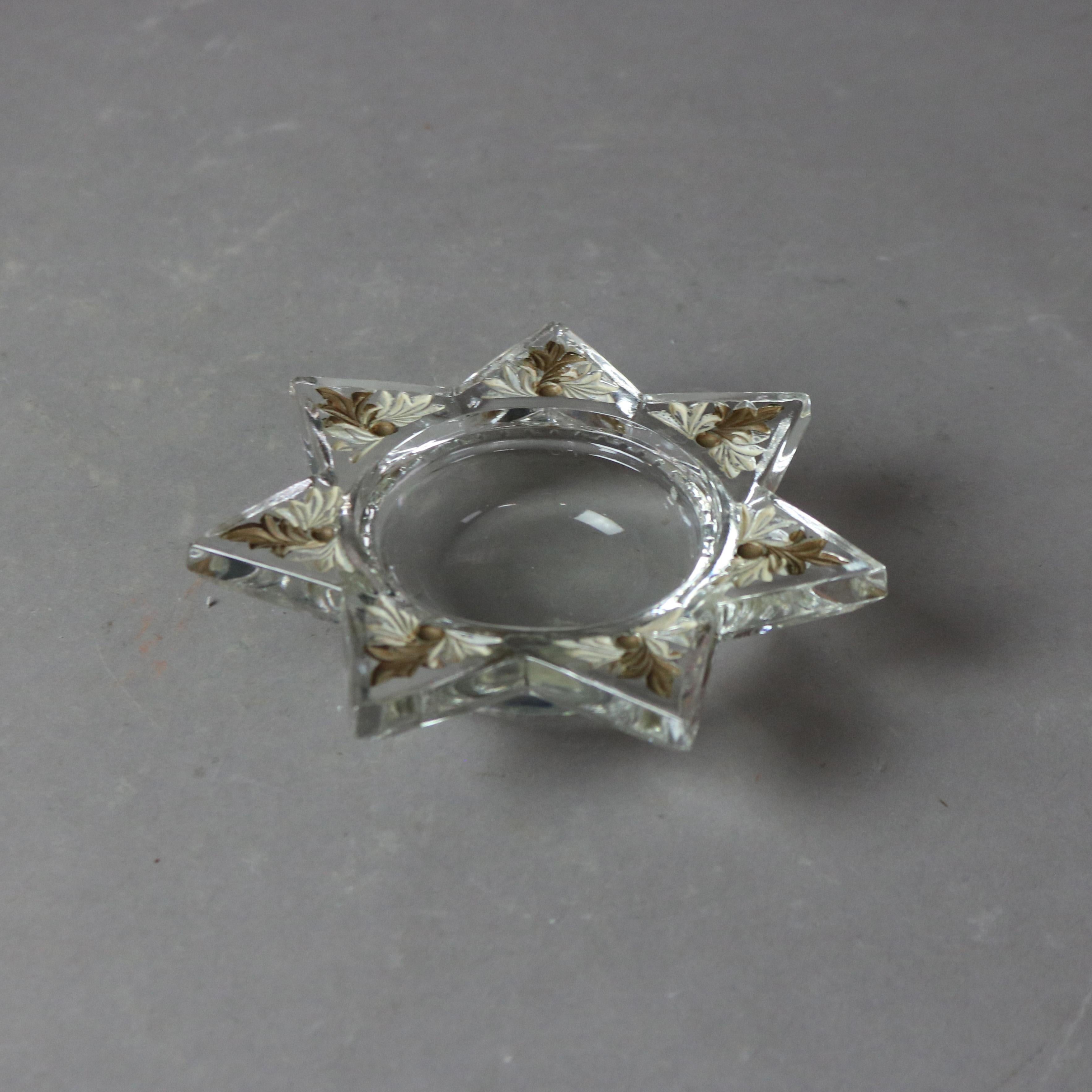 Quatre pièces anciennes en verre d'art de l'école du Mont Washington, datant de 1900 Bon état - En vente à Big Flats, NY