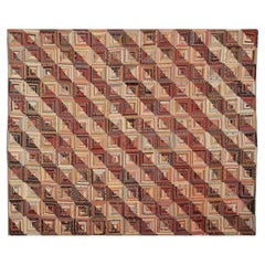 Straight Furrows Log Cabin