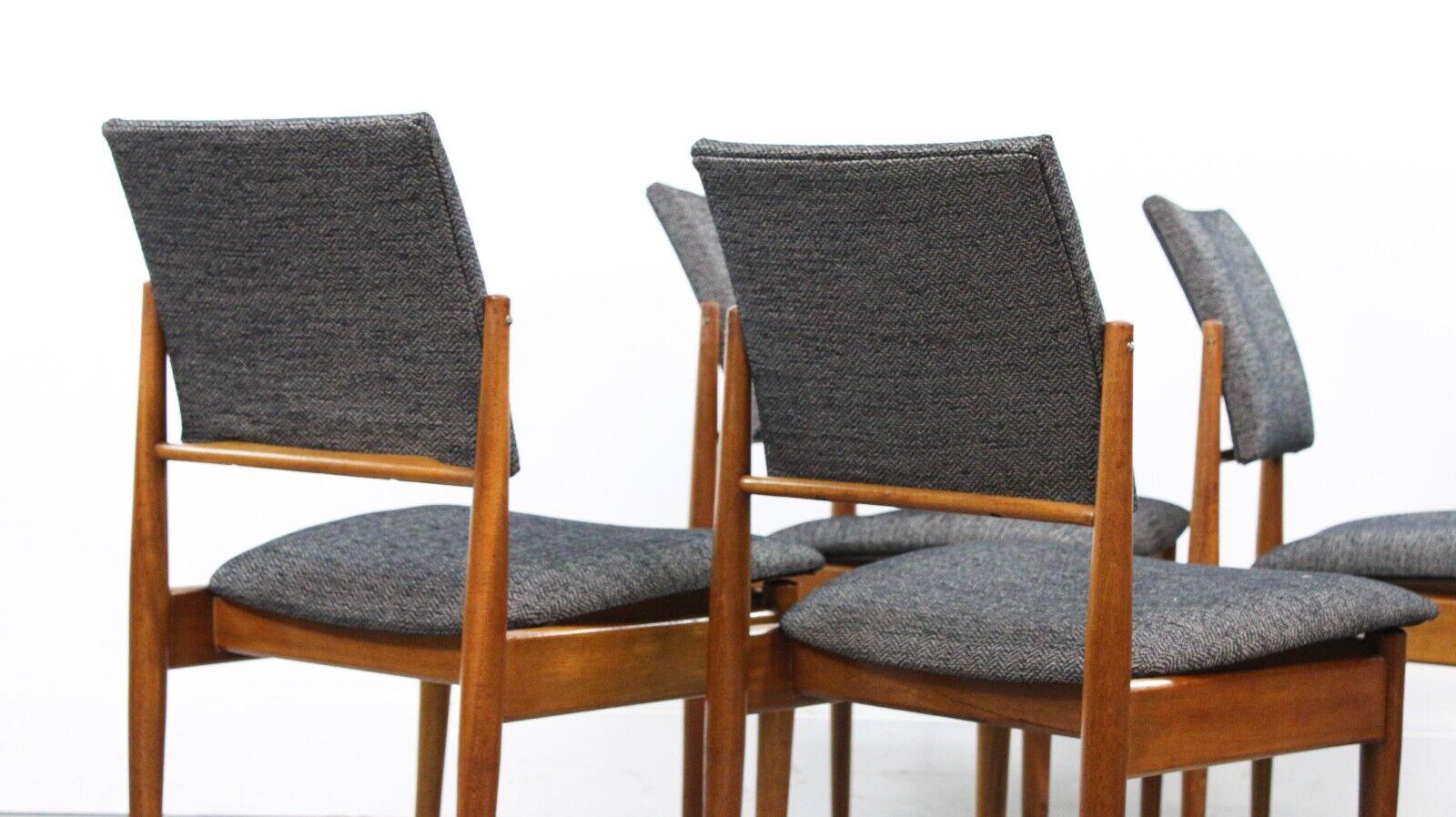 Four Archie Shine Midcentury Dining Chairs For Sale 1
