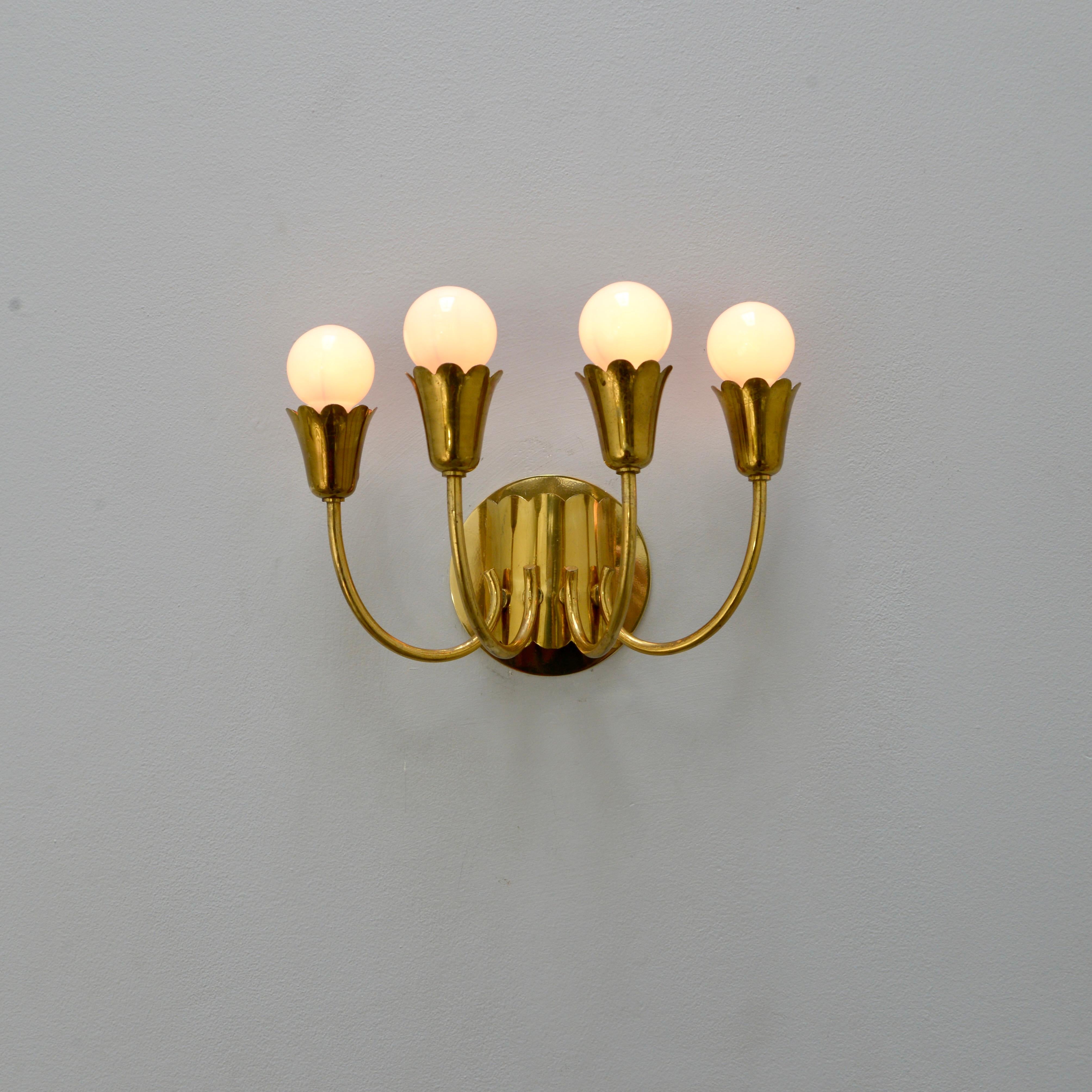 Four Arm Botanical Sconces 5