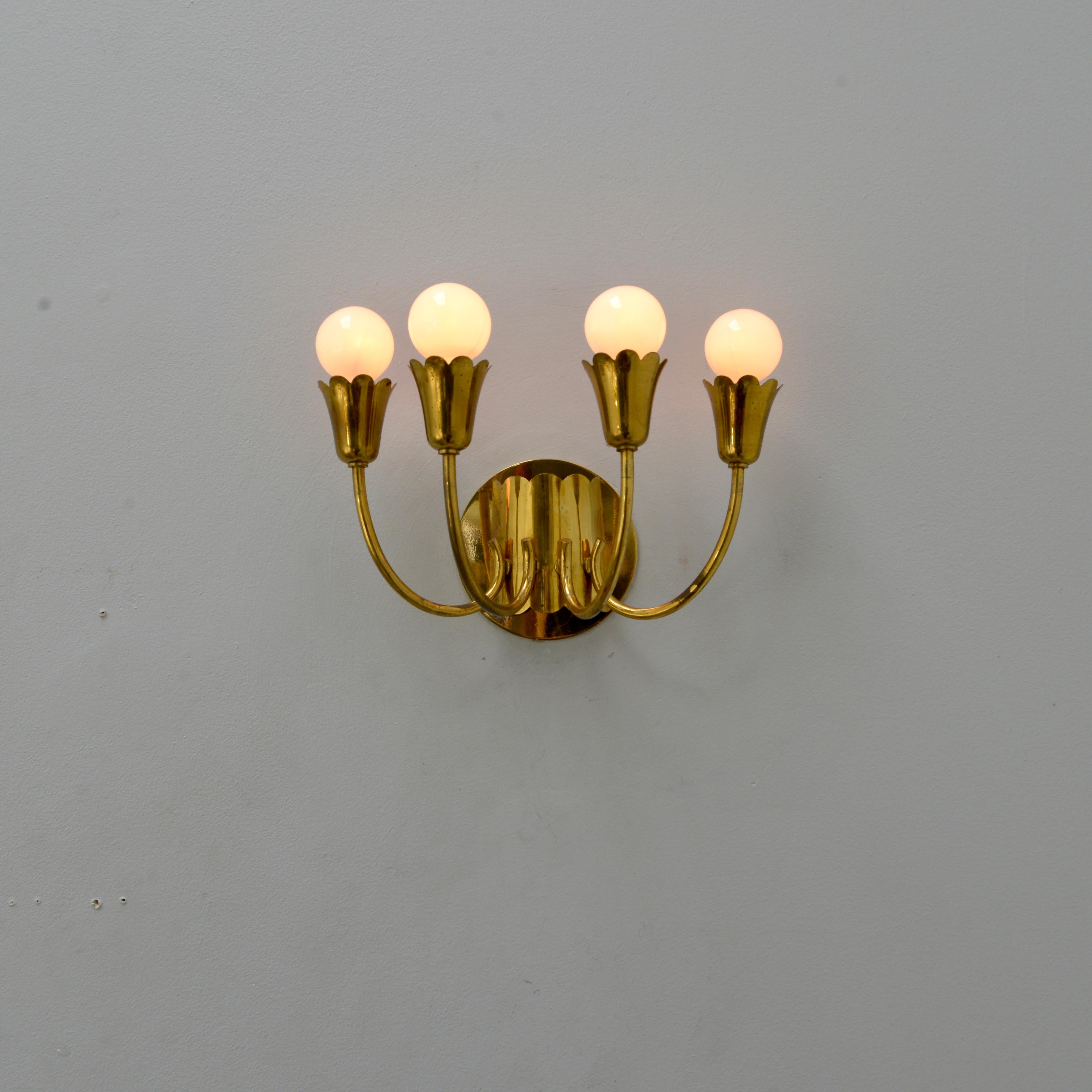 Four Arm Botanical Sconces 6