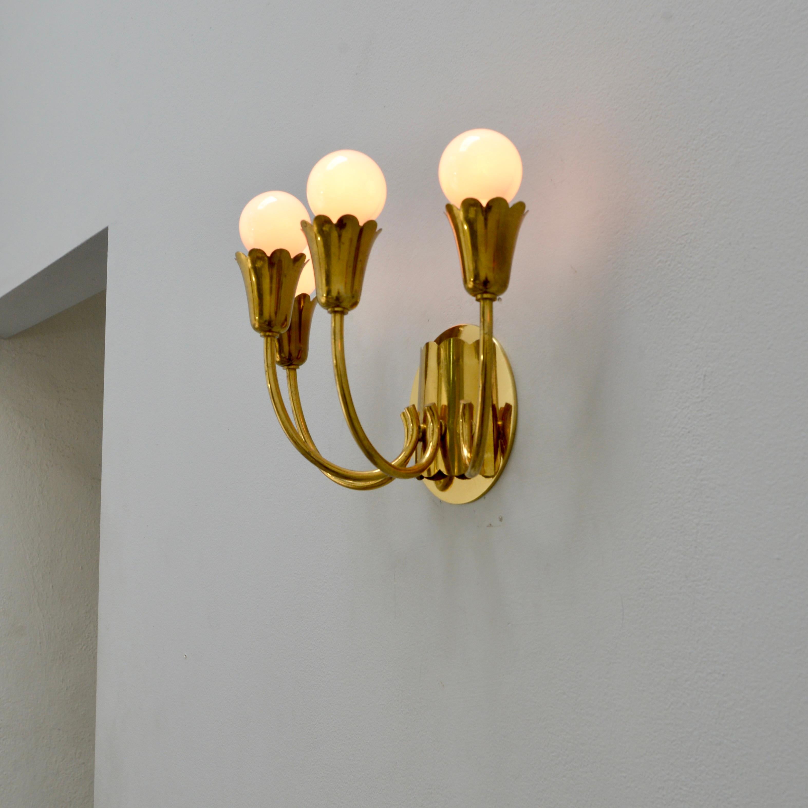 Four Arm Botanical Sconces 7