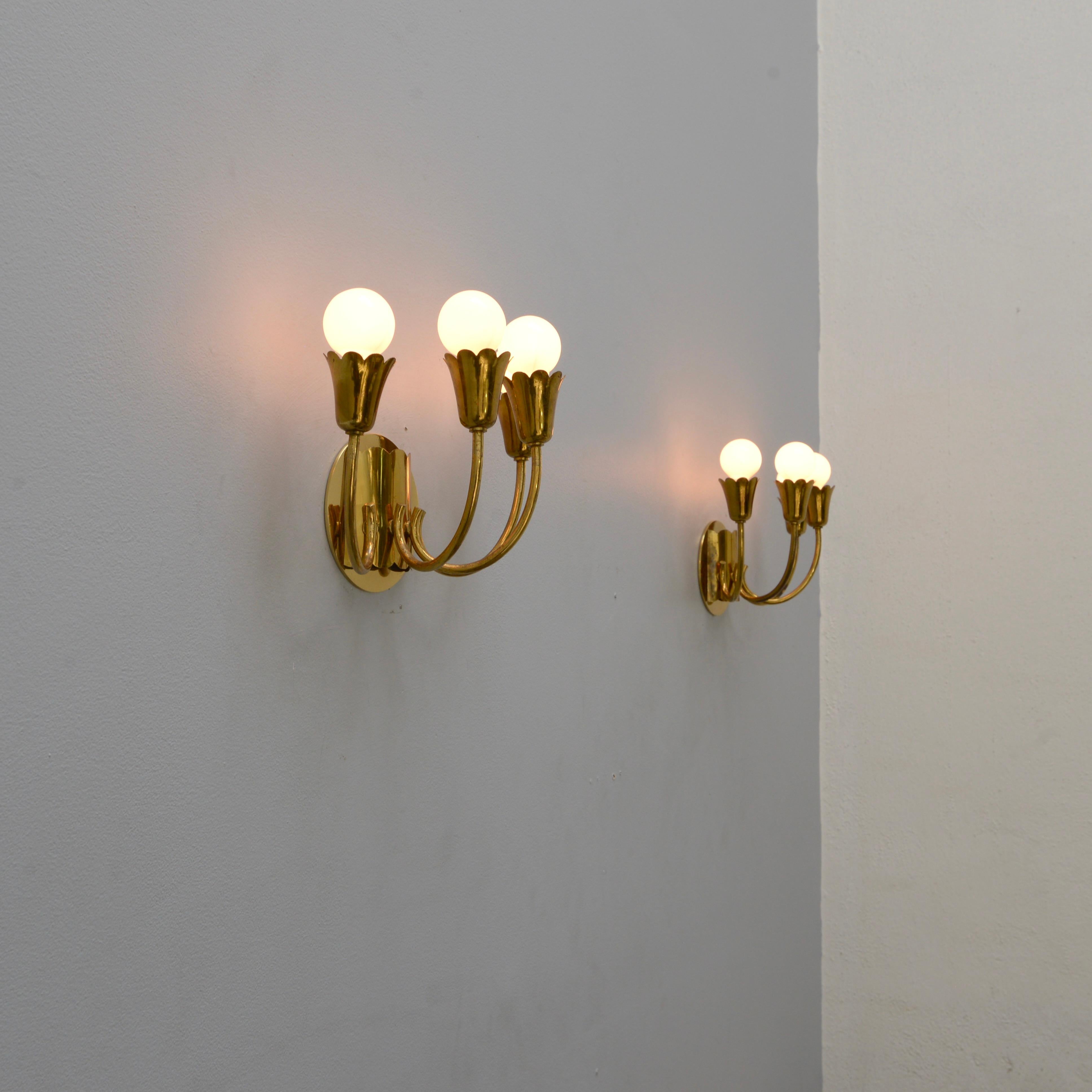 Four Arm Botanical Sconces 1