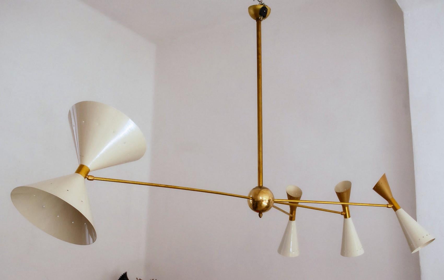 asymmetrical modern chandelier