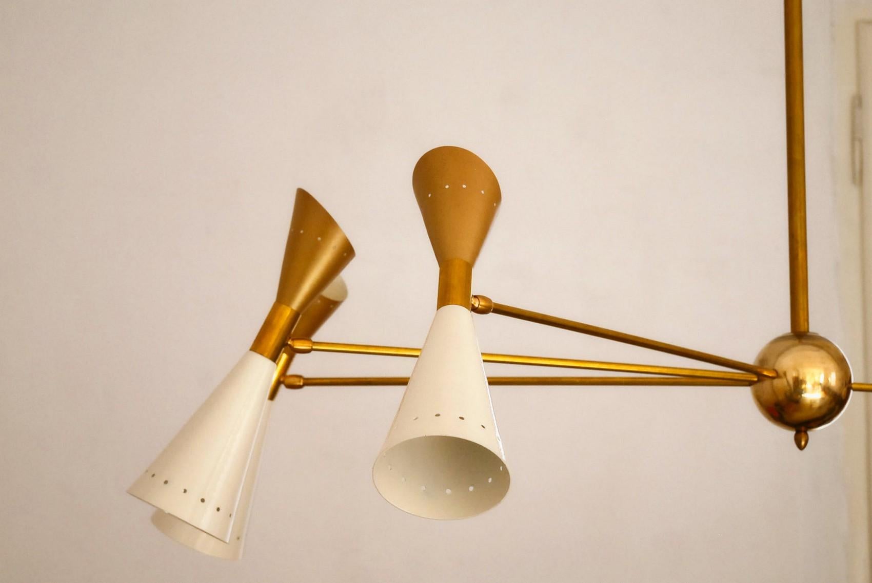 asymmetrical chandeliers