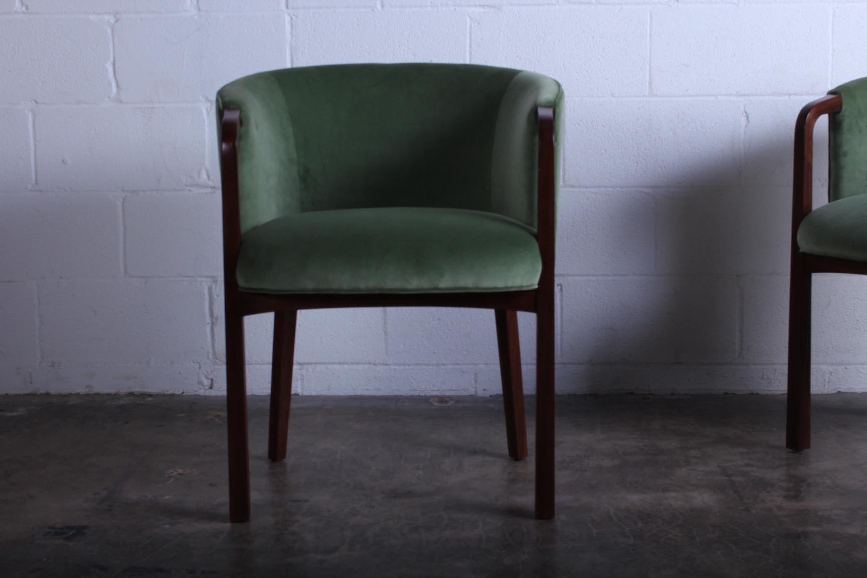 Mid-20th Century Four Armchairs by Edward Wormley for Dunbar