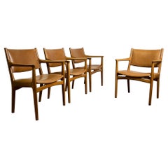 Four Armchairs by Hans Wegner for Johannes Hansen