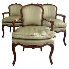 Quatre fauteuils Louis XV