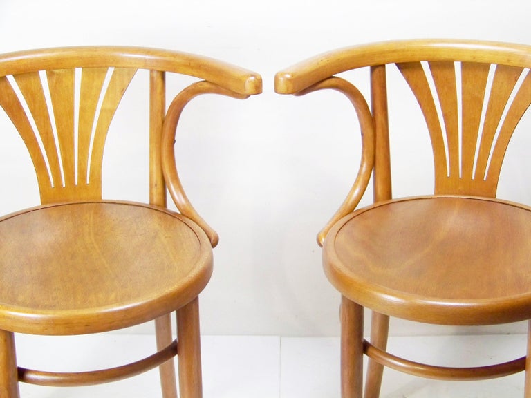 Four Armhairs Thonet, circa 1920 In Good Condition For Sale In Praha, CZ