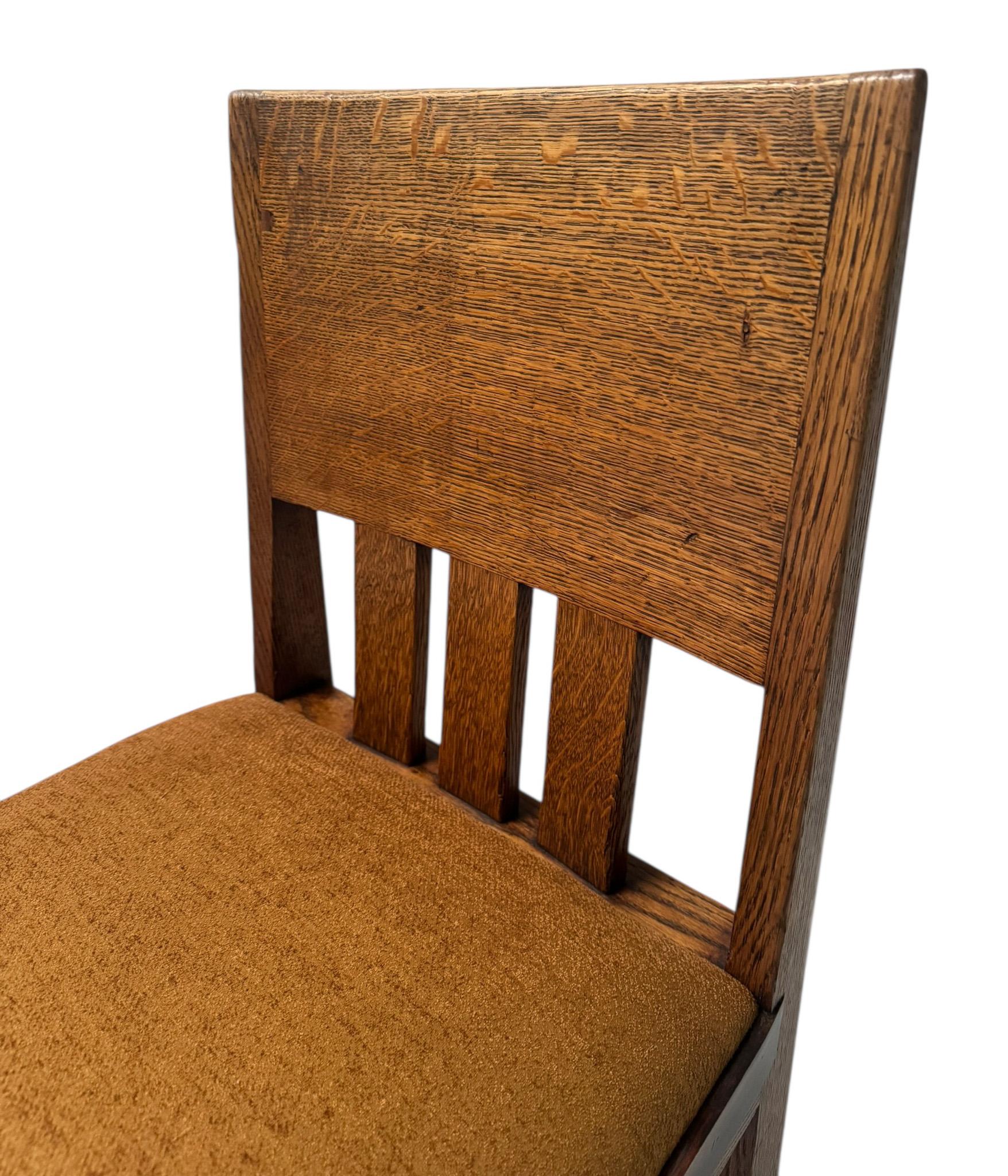 Vier modernistische Art-Déco-Esszimmerstühle von Hendrik Wouda für Pander, 1924 im Angebot 3