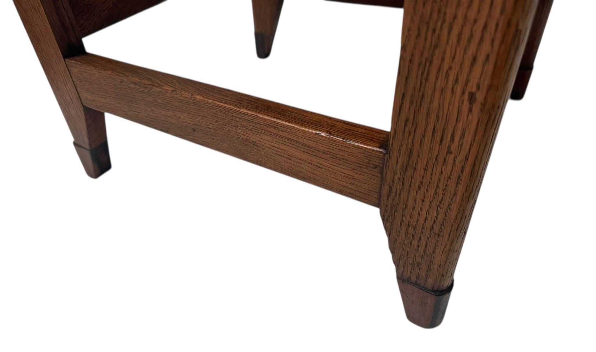 Vier modernistische Art-Déco-Esszimmerstühle von Hendrik Wouda für Pander, 1924 im Angebot 1