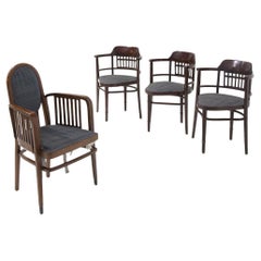 Four Art Nouveau chairs by Otto Wagner for Jacob & Jasef Kokn