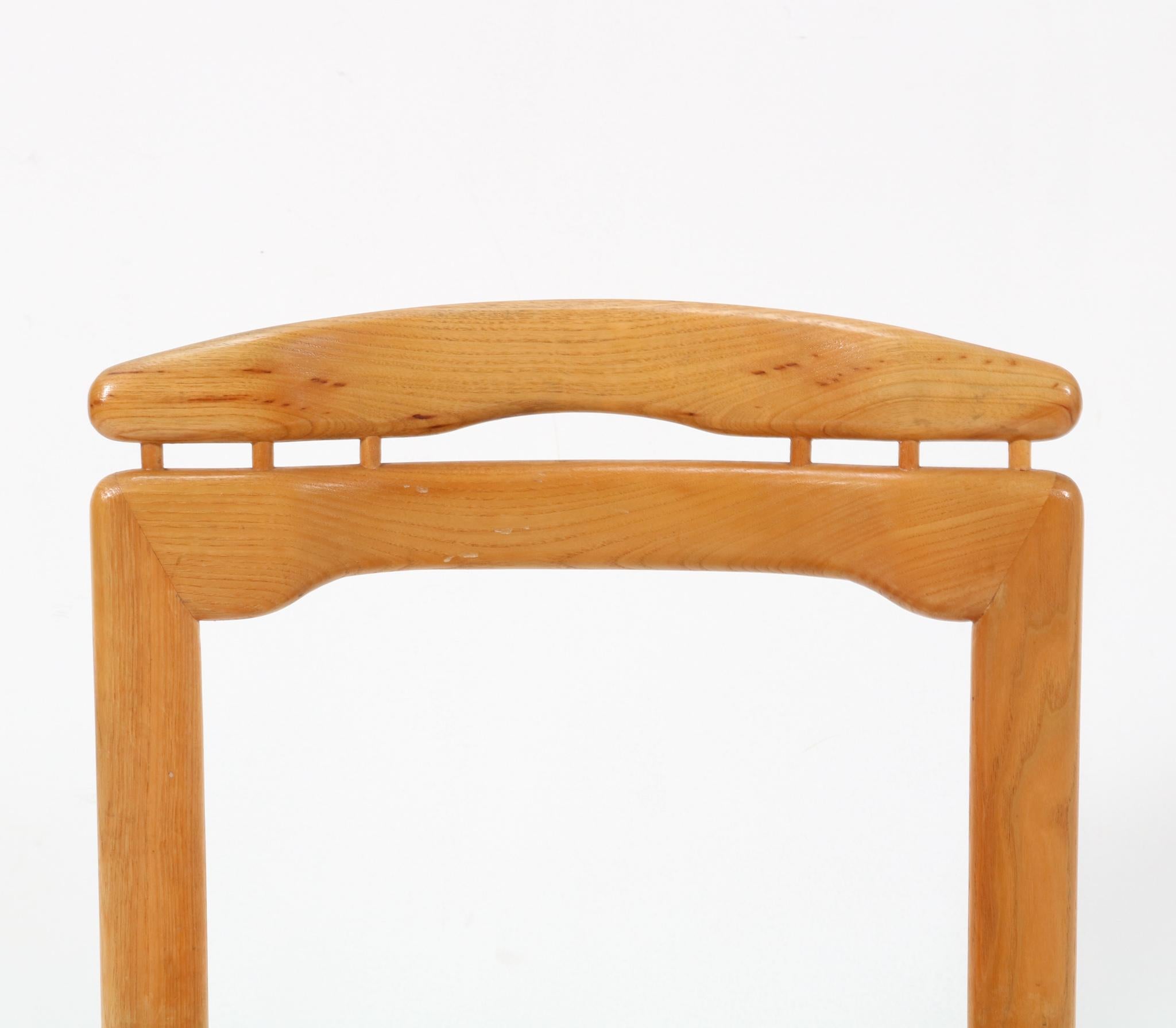 Four Ash Italian Mid-Century Modern Tapiovaara Style Chairs, 1970s For Sale 8
