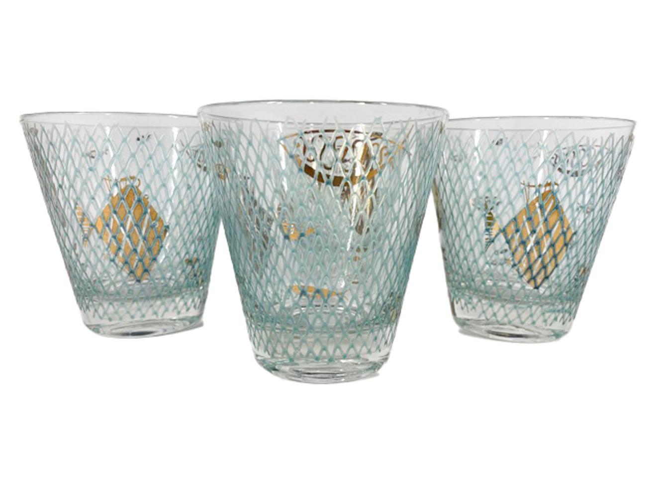 gold fish with glasses