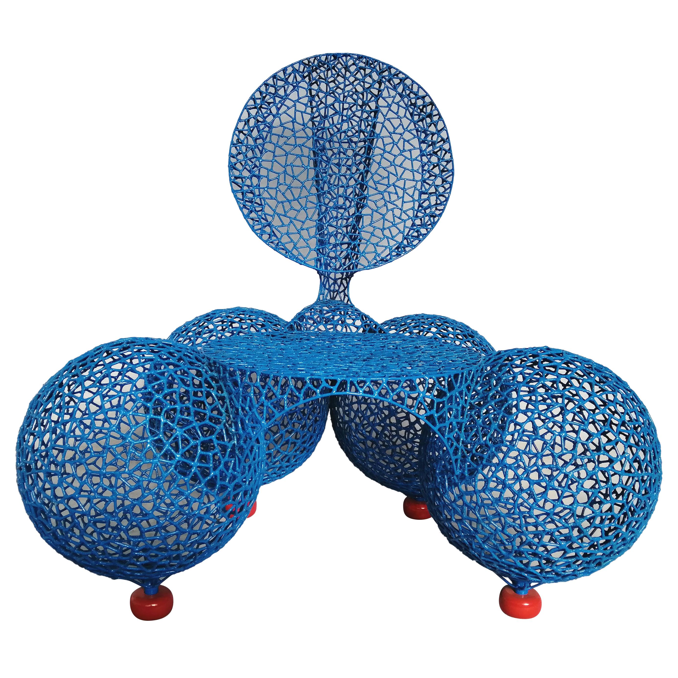 Four Balls Armchair For Sale