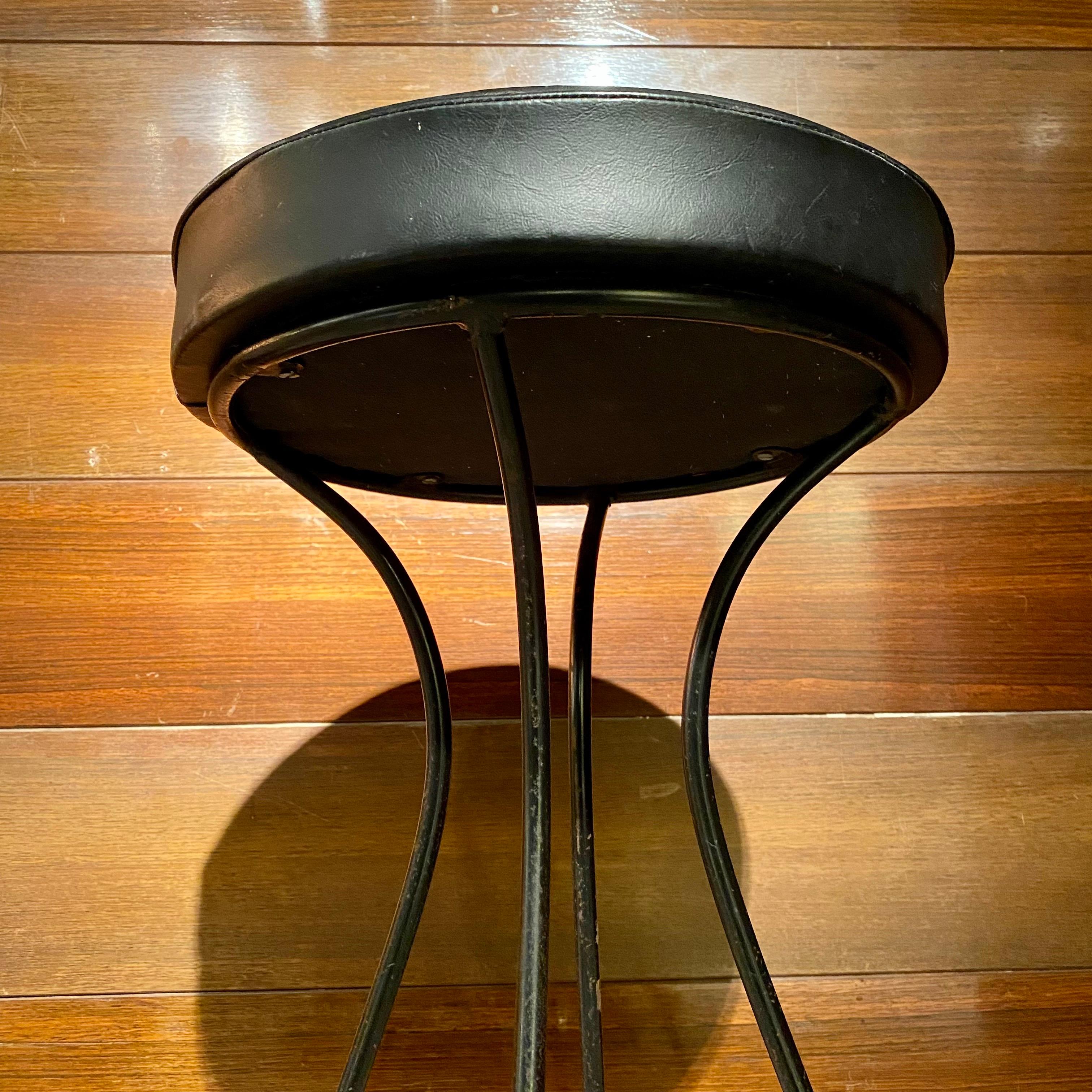 Mid-20th Century Four Bar Stools, France 1950's For Sale
