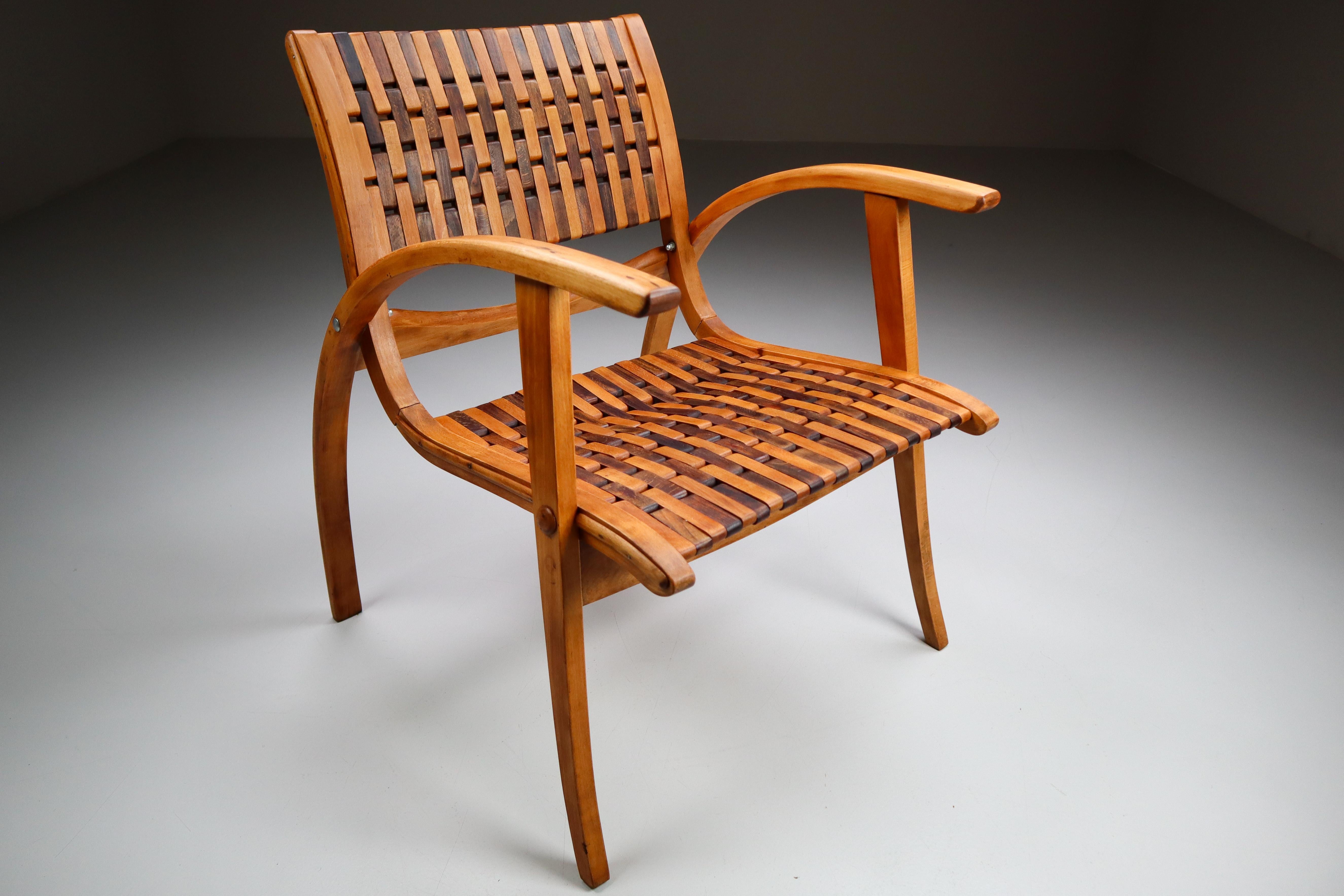 Four Bauhaus Bentwood Armchairs by Erich Dieckmann, Germany, 1930s 5