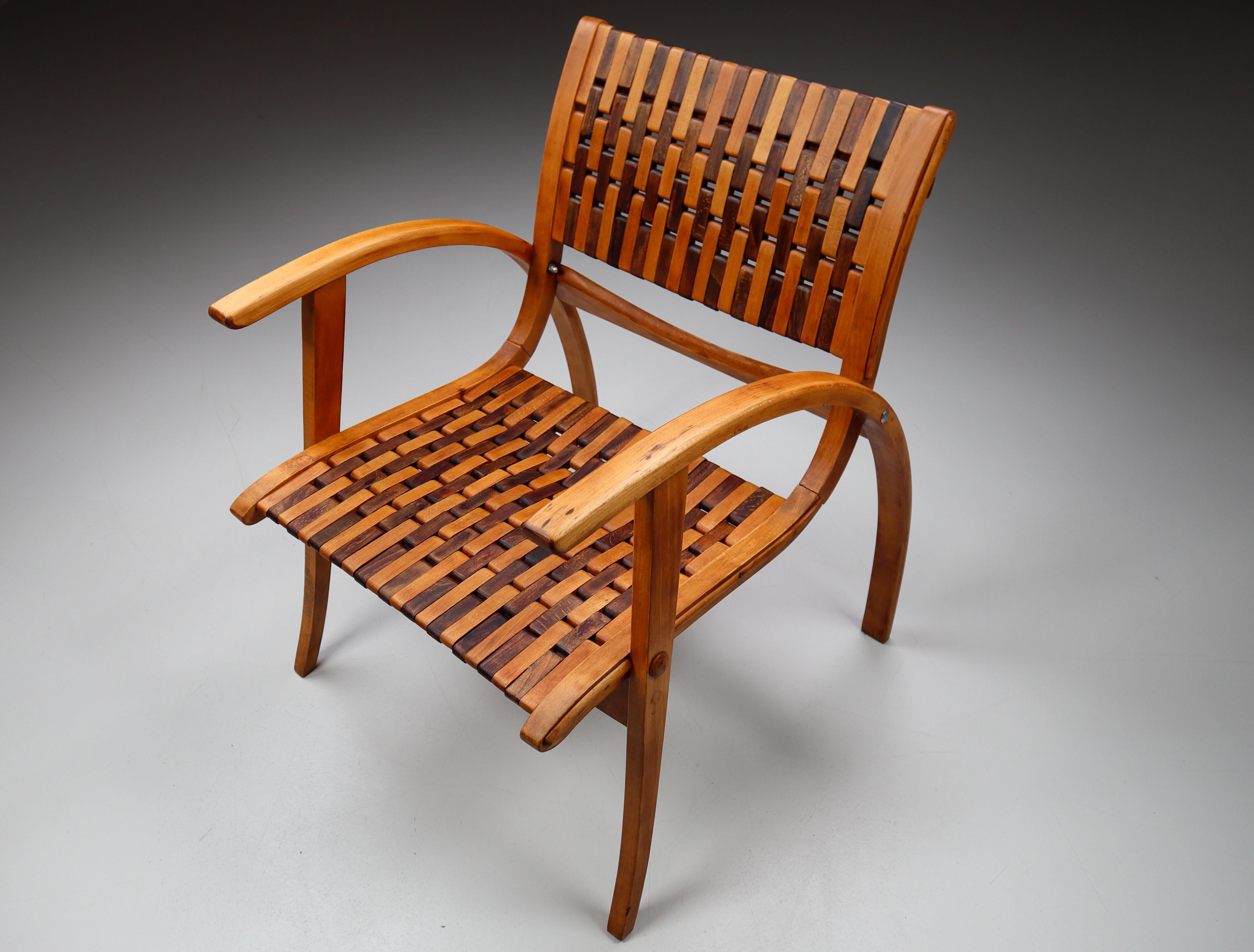 Four Bauhaus Bentwood Armchairs by Erich Dieckmann, Germany, 1930s 3