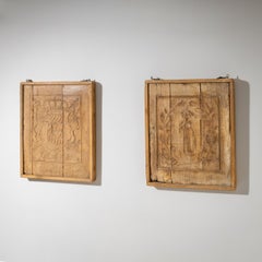 Four Biedermeier Wooden Molds, probably Southern Germany, 1st Half 19th Century