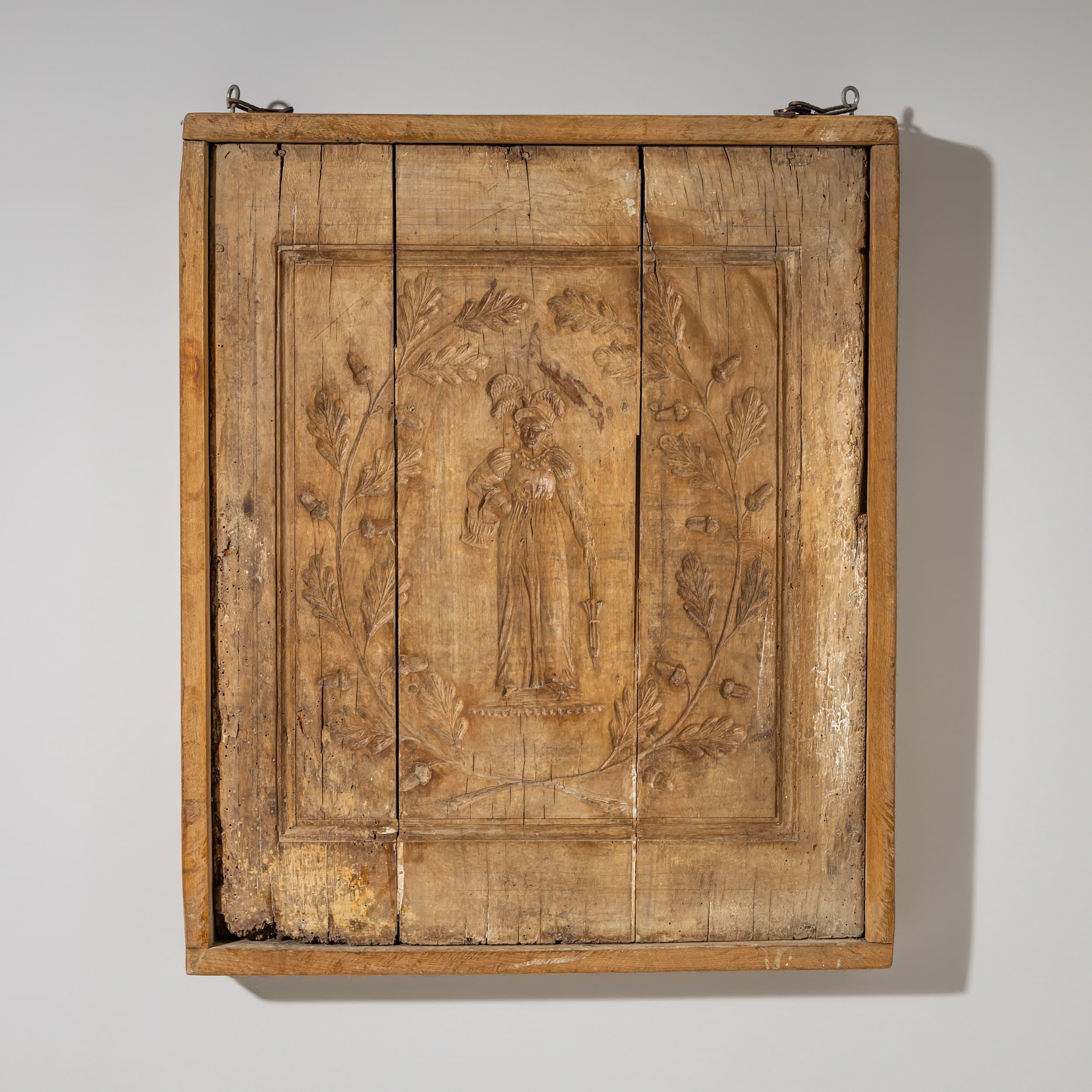 Allemand Quatre moules en bois Biedermeier, probablement Allemagne du Sud, 1ère moitié du 19ème siècle en vente