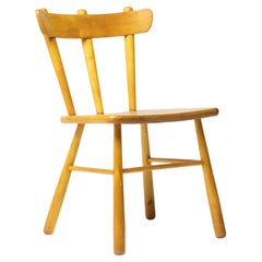 Four Birch Danish Dining Chairs