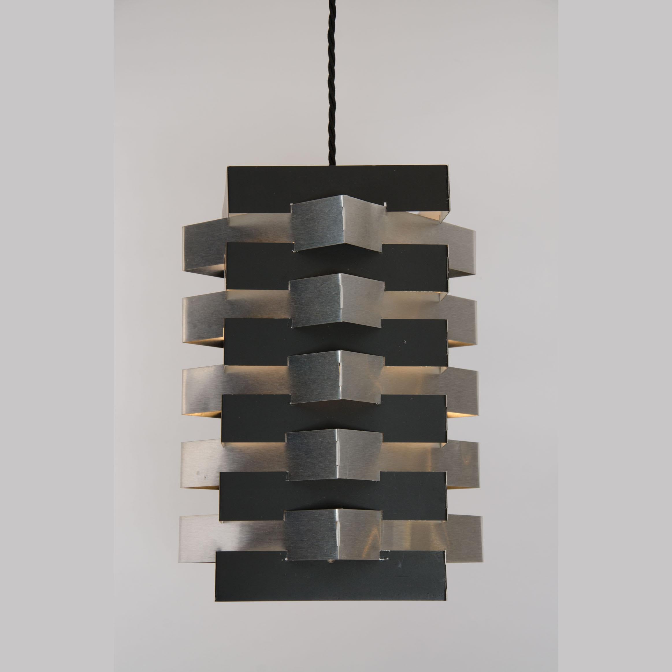 Four Minimalist Pendant Lamps by Hoogervorst, 1960 In Excellent Condition For Sale In London, GB