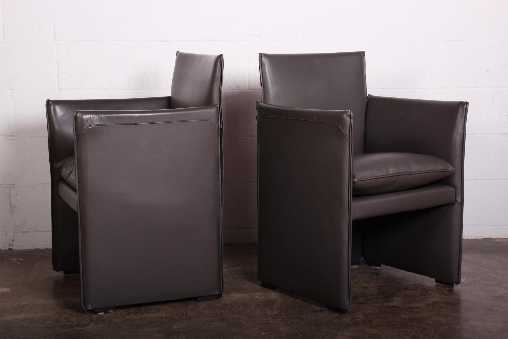 Late 20th Century Four Break Chairs by Mario Bellini for Cassina For Sale
