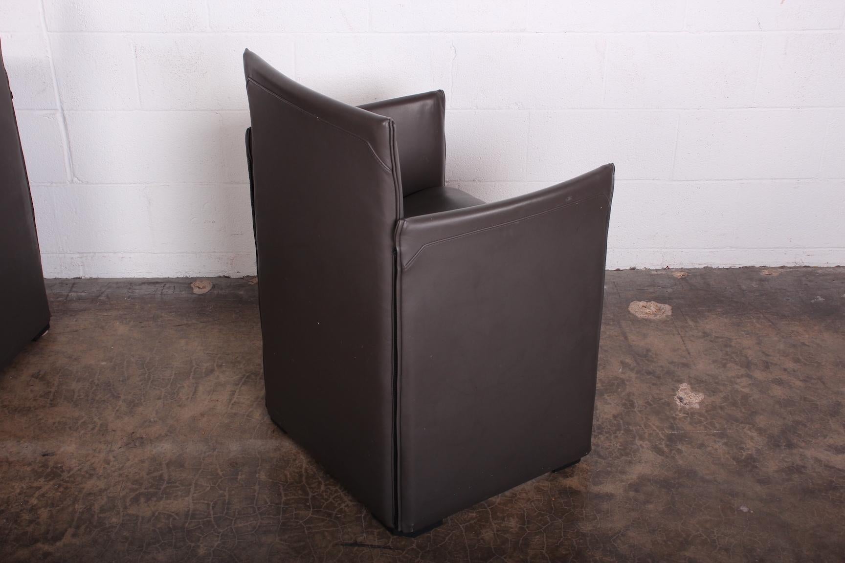 Vier Break-Stühle von Mario Bellini für Cassina im Angebot 4