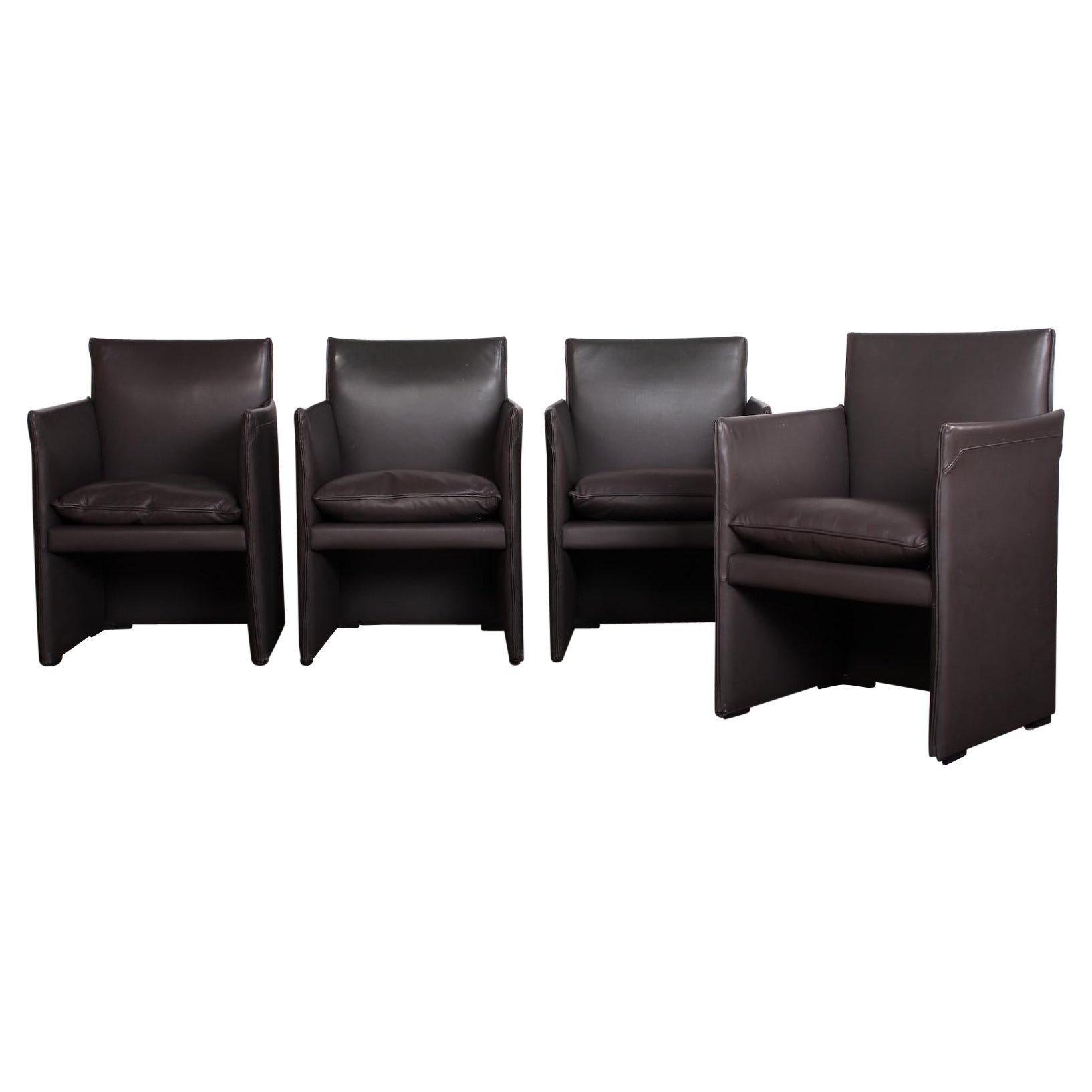 Cuatro sillas Break de Mario Bellini para Cassina
